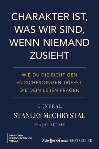 Charakter ist, was wir sind, wenn niemand zusieht