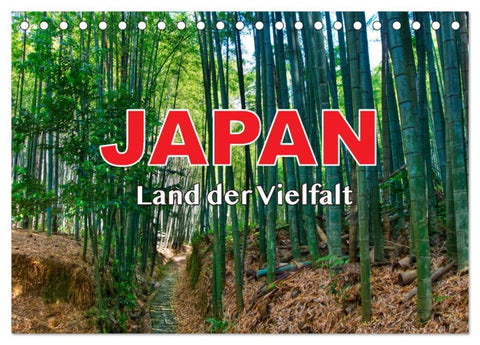 Japan - Land der Vielfalt (Tischkalender 2026 DIN A5 quer), CALVENDO Monatskalender