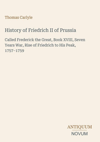 History of Friedrich II of Prussia