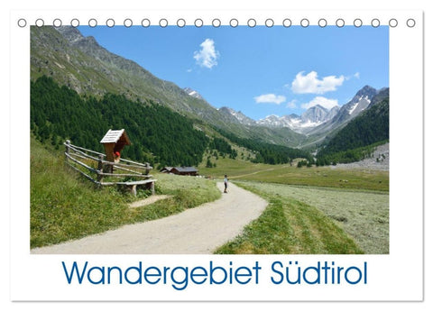 Wandergebiet Südtirol (Tischkalender 2027 DIN A5 quer), CALVENDO Monatskalender
