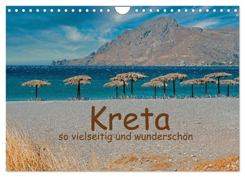 Kreta so vielseitig und wunderschön (Wandkalender 2026 DIN A4 quer), CALVENDO Monatskalender