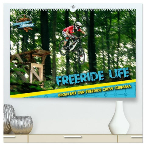 Freeride Life (hochwertiger Premium Wandkalender 2027 DIN A2 quer), Kunstdruck in Hochglanz