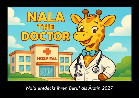 Nala entdeckt ihren Beruf als Ärztin 2027 Fotokalender DIN A3