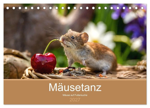 Mäusetanz (Tischkalender 2027 DIN A5 quer), CALVENDO Monatskalender