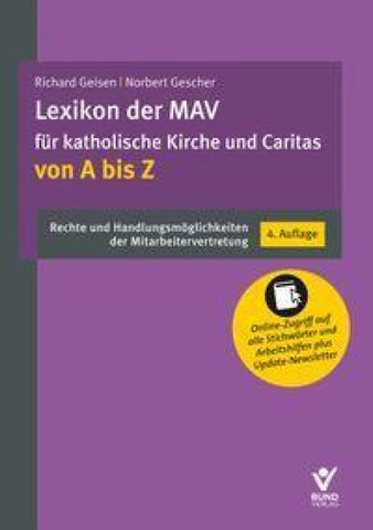 Lexikon der MAV für katholische Kirche und Caritas von A – Z