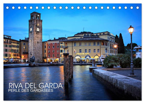 Riva del Garda - Perle des Gardasees (Tischkalender 2026 DIN A5 quer), CALVENDO Monatskalender