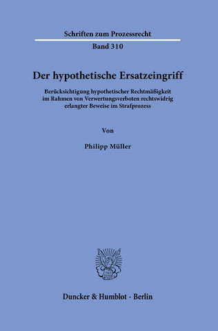 Der hypothetische Ersatzeingriff
