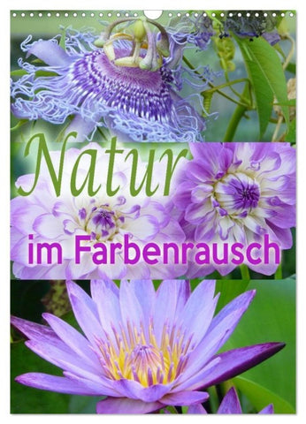 Natur im Farbenrausch (Wandkalender 2027 DIN A3 hoch), CALVENDO Monatskalender
