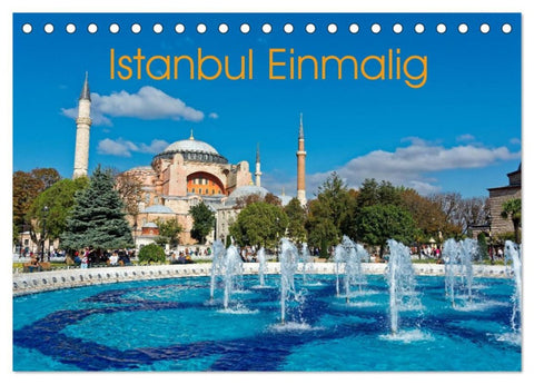 Istanbul Einmalig (Tischkalender 2026 DIN A5 quer), CALVENDO Monatskalender
