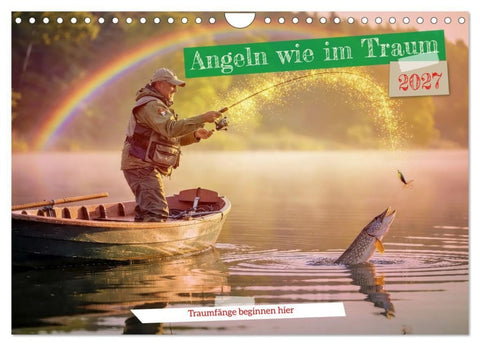 Angeln wie im Traum (Wandkalender 2027 DIN A4 quer), CALVENDO Monatskalender