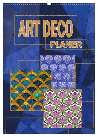 Art Deco Planer (Wandkalender 2027 DIN A2 hoch), CALVENDO Monatskalender