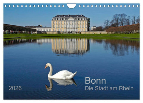 Bonn Die Stadt am Rhein (Wandkalender 2026 DIN A4 quer), CALVENDO Monatskalender