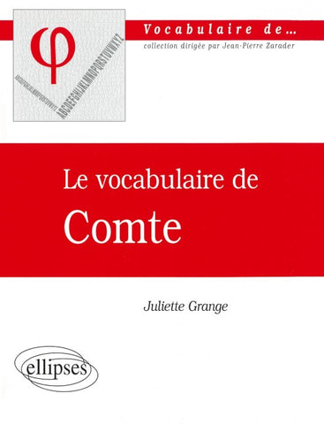 Le vocabulaire de Comte