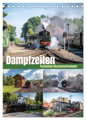 Dampfzeiten (Tischkalender 2027 DIN A5 hoch), CALVENDO Monatskalender