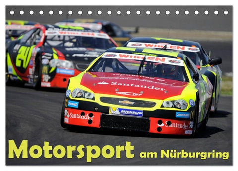 Motorsport am Nürburgring (Tischkalender 2027 DIN A5 quer), CALVENDO Monatskalender