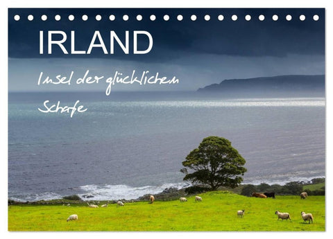 IRLAND - Insel der glücklichen Schafe (Tischkalender 2027 DIN A5 quer), CALVENDO Monatskalender