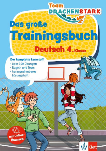 Klett Team Drachenstark: Das große Trainingsbuch Deutsch 4. Klasse