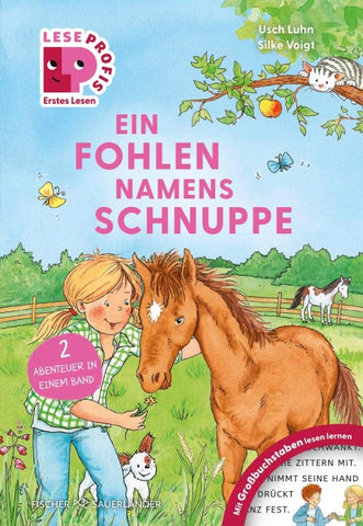 Leseprofis – GROSSBUCHSTABEN: EIN FOHLEN NAMENS SCHNUPPE, 1. Klasse