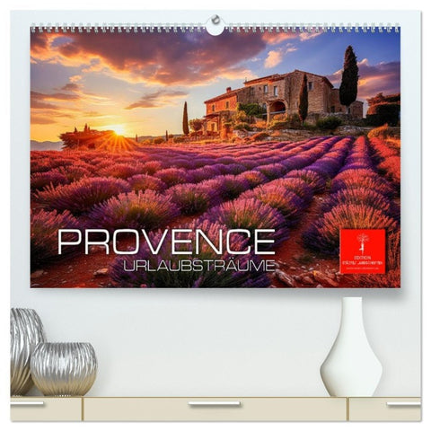 Provence Urlaubsträume (hochwertiger Premium Wandkalender 2026 DIN A2 quer), Kunstdruck in Hochglanz