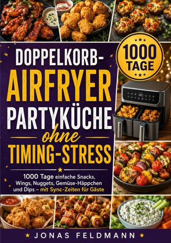 Doppelkorb-Airfryer Partyküche ohne Timing-Stress