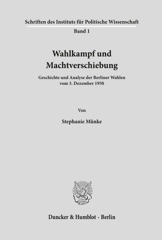 Wahlkampf und Machtverschiebung.
