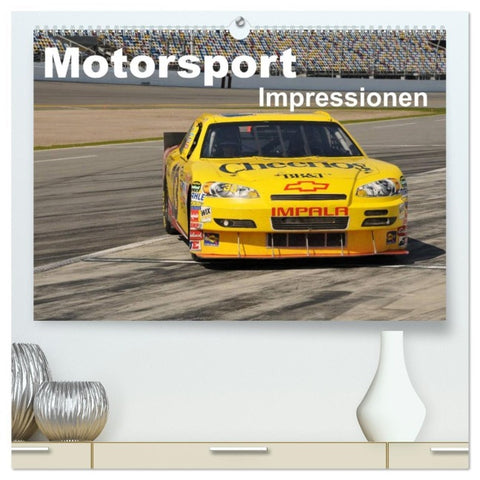Motorsport - Impressionen (hochwertiger Premium Wandkalender 2026 DIN A2 quer), Kunstdruck in Hochglanz