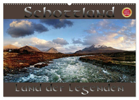 Schottland - Land der Legenden (Wandkalender 2027 DIN A2 quer), CALVENDO Monatskalender