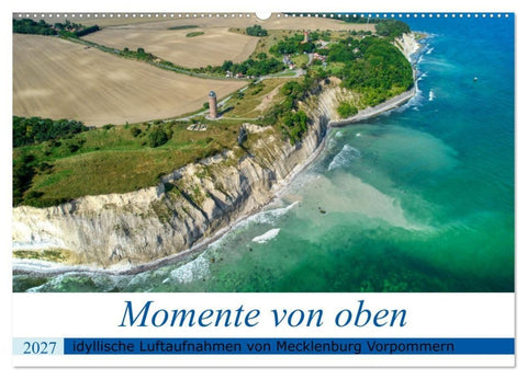 Momente von oben (Wandkalender 2027 DIN A2 quer), CALVENDO Monatskalender