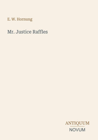 Mr. Justice Raffles
