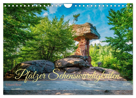 Pfälzer Sehenswürdigkeiten (Wandkalender 2026 DIN A4 quer), CALVENDO Monatskalender
