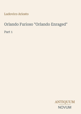 Orlando Furioso "Orlando Enraged"