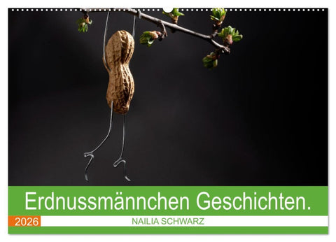 Erdnussmännchen Geschichten. (Wandkalender 2026 DIN A2 quer), CALVENDO Monatskalender