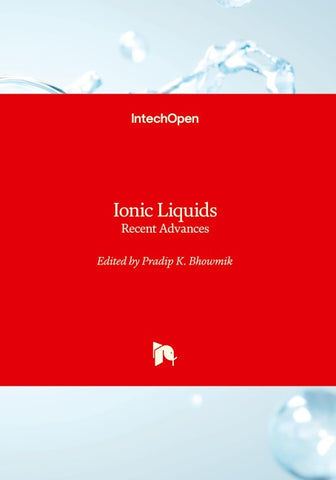Ionic Liquids - Recent Advances