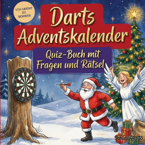 Darts-Adventskalender: Quiz-Buch mit Fragen und Rätsel