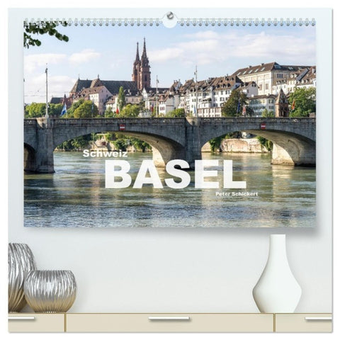 Schweiz - Basel (hochwertiger Premium Wandkalender 2027 DIN A2 quer), Kunstdruck in Hochglanz