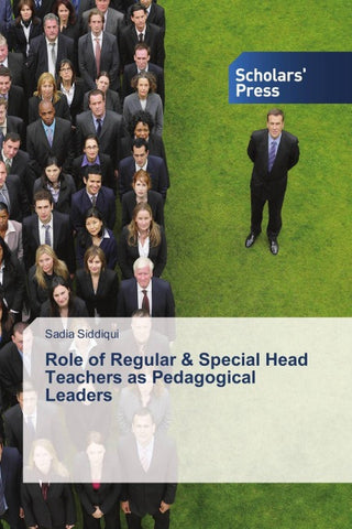 Role of Regular & Special Head Teachers as Pedagogical Leaders