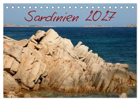 Sardinien 2027 (Tischkalender 2027 DIN A5 quer), CALVENDO Monatskalender