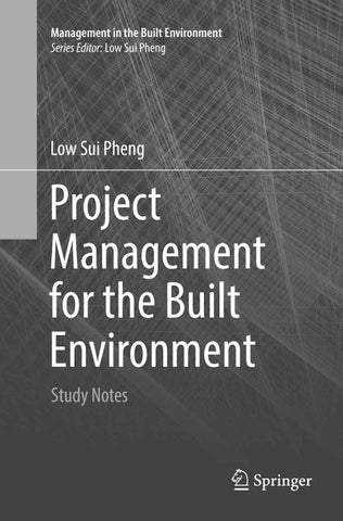 Project Management for the Built Environment