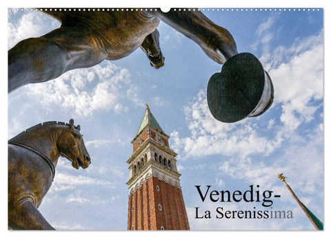 Venedig - La Serenissima (Wandkalender 2026 DIN A2 quer), CALVENDO Monatskalender