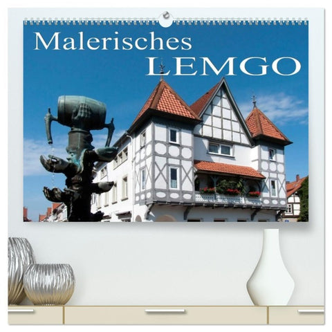 Malerisches Lemgo (hochwertiger Premium Wandkalender 2026 DIN A2 quer), Kunstdruck in Hochglanz