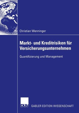 Markt- und Kreditrisiken für Versicherungsunternehmen