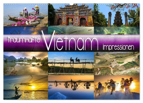 Traumhafte Vietnam Impressionen (Wandkalender 2027 DIN A2 quer), CALVENDO Monatskalender
