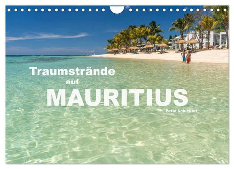 Traumstrände auf Mauritius (Wandkalender 2026 DIN A4 quer), CALVENDO Monatskalender