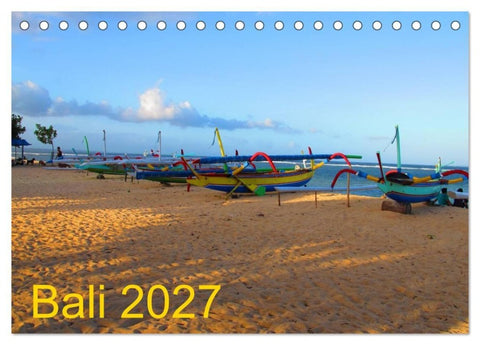 Bali (Tischkalender 2027 DIN A5 quer), CALVENDO Monatskalender