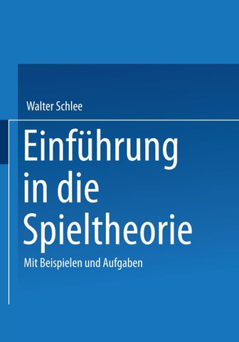 Einführung in die Spieltheorie