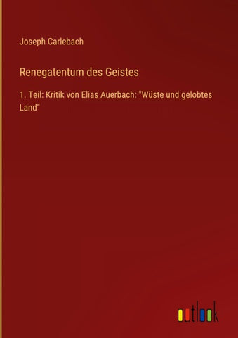 Renegatentum des Geistes