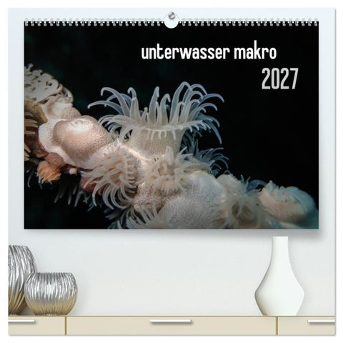 unterwasser makro 2027 (hochwertiger Premium Wandkalender 2027 DIN A2 quer), Kunstdruck in Hochglanz