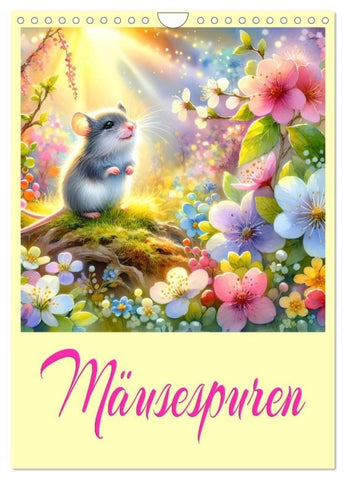 Mäusespuren (Wandkalender 2027 DIN A4 hoch), CALVENDO Monatskalender