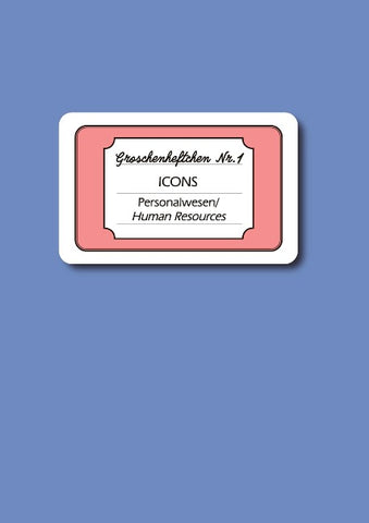 Groschenheftchen Nr. 1