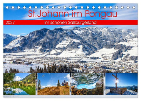 St.Johann im Pongau (Tischkalender 2027 DIN A5 quer), CALVENDO Monatskalender